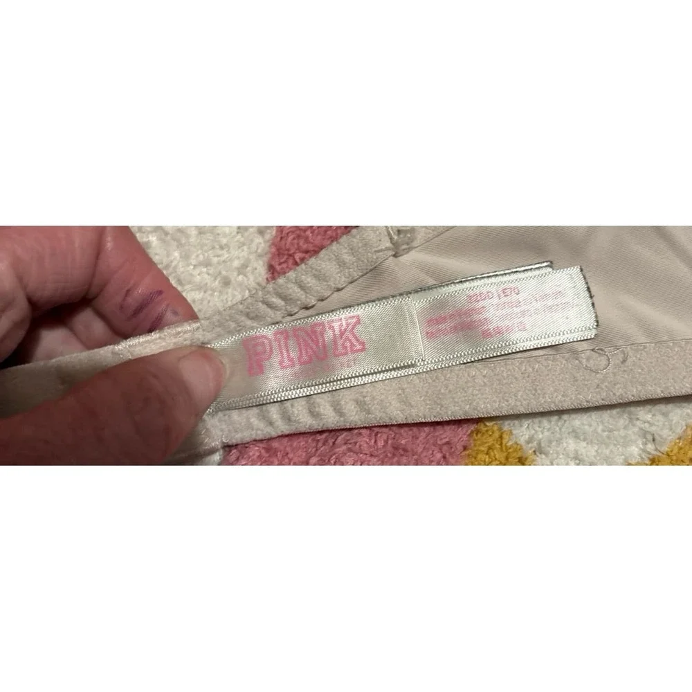 Victoria's Secret PINK White Wear Everywhere‎ Lightly Lined Underwire Bra 32DD